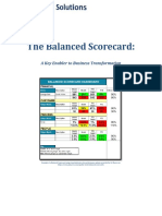 Balanced Scorecard - Key Enabler For Business Transformation