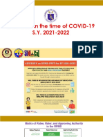 RPMS Tool in The Time of COVID-19 S.Y. 2021-2022: Services Idea Team