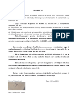 GDRP Declaratie Parinti Inregistrare Activitati Didactice