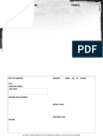 40k Datasheet - Apocalypse Blank Datasheet