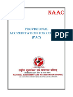 Provisional Accreditation For Colleges PAC Manual