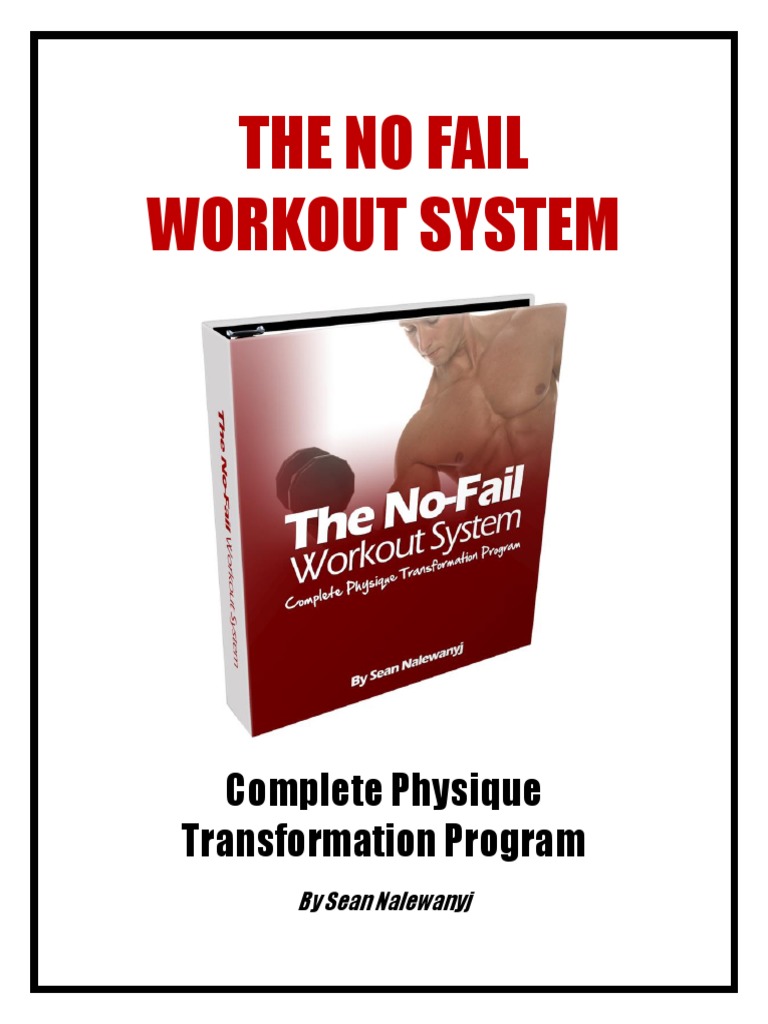 The No Fail Workout System Btblueprint Com PDF Weight Training