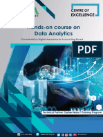 Hands On Course On Data Analytics Borochure