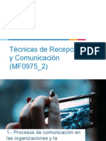 MF0975 cap.1 - Procesos de comunicación en las Organización y Administración Pública