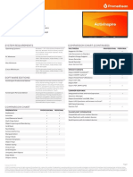 System Requirements Comparison Chart (Continued) : Product Specifications