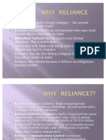 Why Reliance