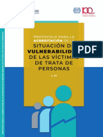 Protocolo vulnerabilidad víctimas trata