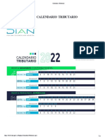 Calendario Tributario Del Año 2022 Word