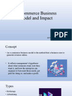 E-Commerce Business Model and Impact: Dr. Abhinita Daiya DY Patil International University