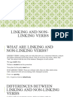 Linking and Non-Linking Verbs: Group 3: Samuela Matilukuro, Samuel Oriretan, Ashley Oboh and Ayomide Popoola