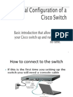 Initial Config of Switch Step by Step