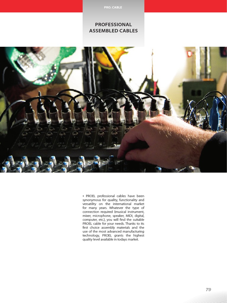 Professional Audio Mixer PDF Electrical Connector Equipment