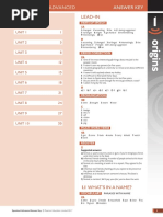 Speakout 2e Student Book Answer Keys Advanced