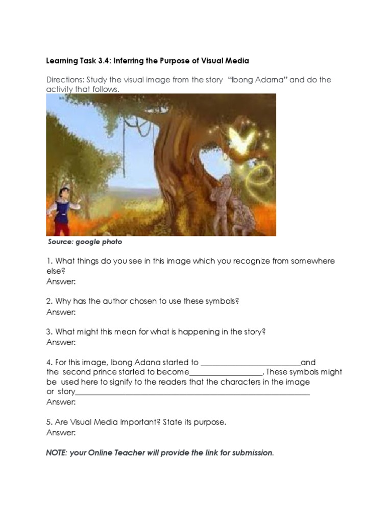 Purpose of Visual Media PDF