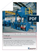 Continuous Shot Blast Machine Type DF