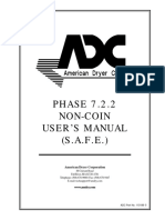 PHASE 7.2.2 Non-Coin User'S Manual (S.A.F.E.) : American Dryer Corporation