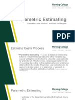 ACCT90-Week 3-Parametric Estimating