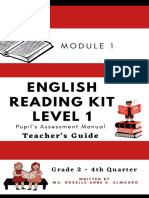English Reading Kit Level 1: Pupil's Assessment Manual