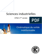 CIN Cours - Cinématique Du Solide Indéformable - Corrigé