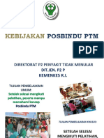 Kebijakan Posbindu PTM