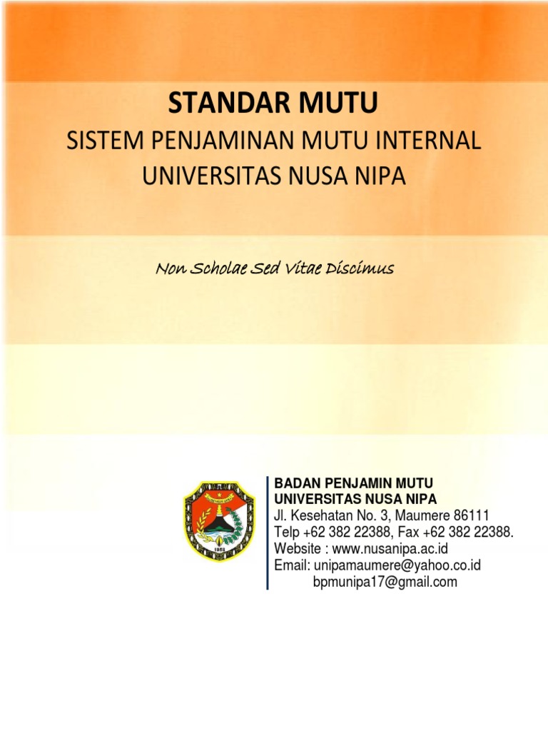 Standar Mutu Gabung | PDF