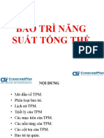 Bài Giảng Bảo Trì Năng Suất Tổng Thể