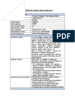 Formular Për SYLLABUS Të Lëndës Letërsi Botërore I