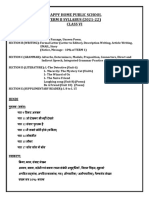 Happy Home Public School TERM II SYLLABUS (2021-22) Class Vi