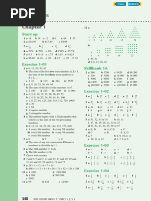 Kumon Level D Math Answer Key | PDF | Discrete Mathematics