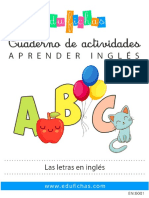 EN0001 Letras Abecedario Ingles Edufichas