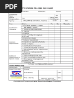 CSC Appointment Processing Checklist | PDF