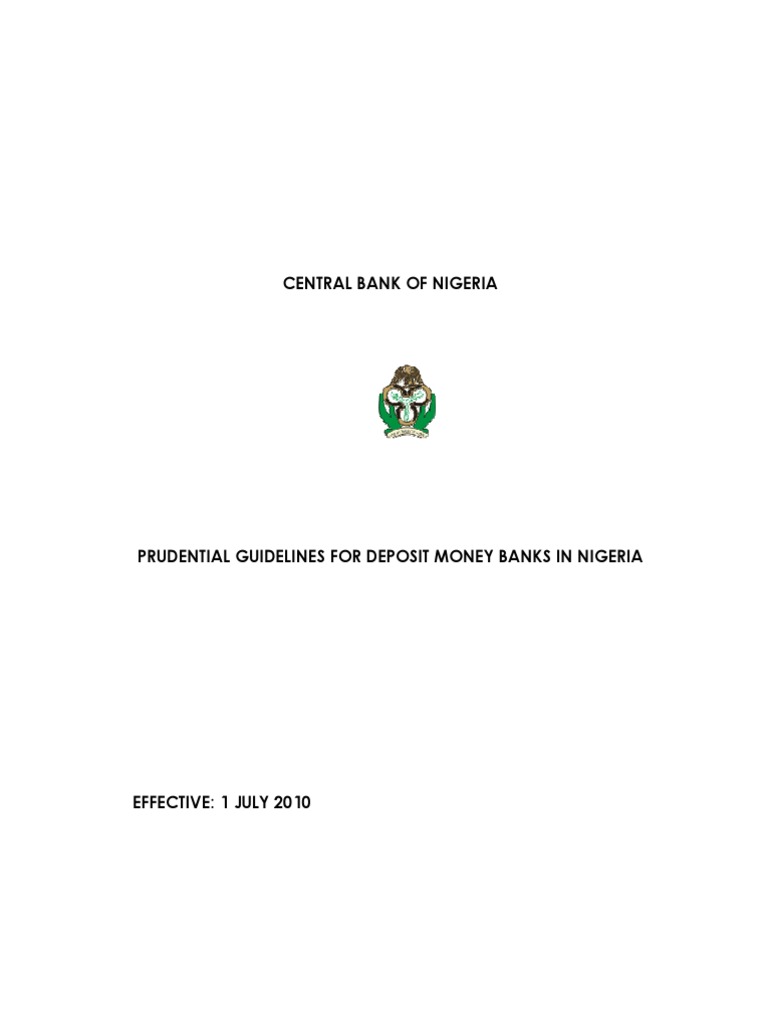 CBN Prudential Guidelines on Insider Lending | PDF | Loans | Credit Risk