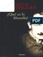 Qué Es La Filosofía - Martin Heidegger