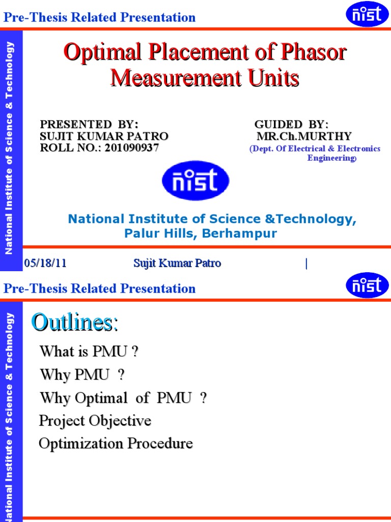 Optimal PMU Placement Strategies | PDF | Electrical Engineering ...