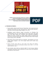 Syarat Dan Ketentuan Stand Up Comedy Contest