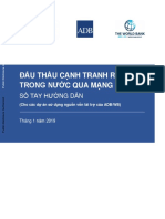 Đấu Thầu Cạnh Tranh Rộng Rãi Trong Nước Qua Mạng Sổ Tay Hướng Dẫn