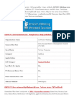 IBPS PO Syllabus 2021 22 PDF Download