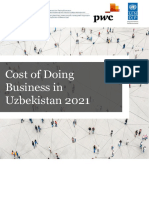 Cost of Doing Business in Uzbekistan 2021 English