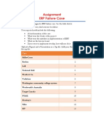 Assignment - ERP Failure