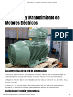 Paper - Instalación y Mantenimiento de Motores Eléctricos