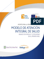 Modelo de Atención Integral de Salud Interculturalidad
