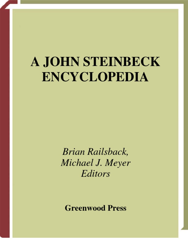 A John Steinbeck Encyclopedia pic pic