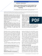 Results of A Retrospective Observational Study of Intermediate Care Staffed by Hospitalists Impact On Mortality, Co-Management, and Teaching