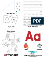 Alphabet Minibooks Circle and Trace Activities