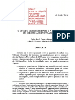 Estado de Necessidade e A Urgência em Direito Administrativo - Freitas Do Amaral e Maria Da Glória Garcia