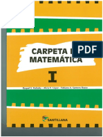 Carpeta de Matemática I - Santillana