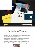 DR Andrew Thomas: Atth Ewt Hom As