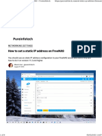 How To Set A Static IP Address On FreeNAS - Pureinfotech