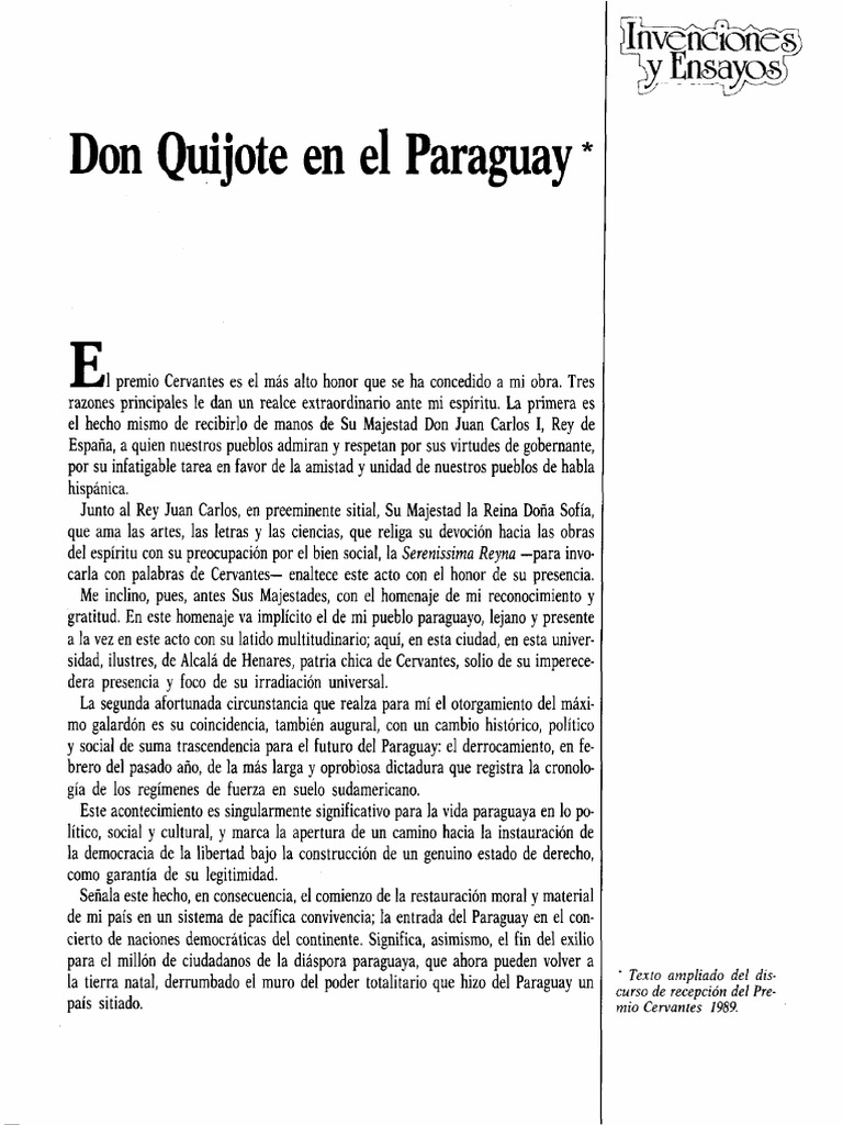 Don quijote en el paraguay 0 download free pdf don quijote miguel