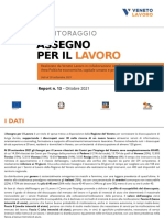 Report Assegno Per Il Lavoro - Ottobre 2021
